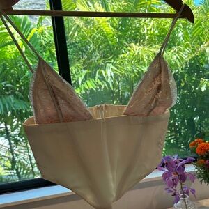 House of CB Cream Lace Bustier Top